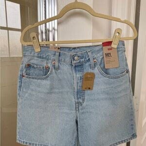 Levi's Women's Classic Light Blue Jean Shorts